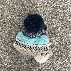 NWT North Face Kids' Knit Pom-Pom Hat